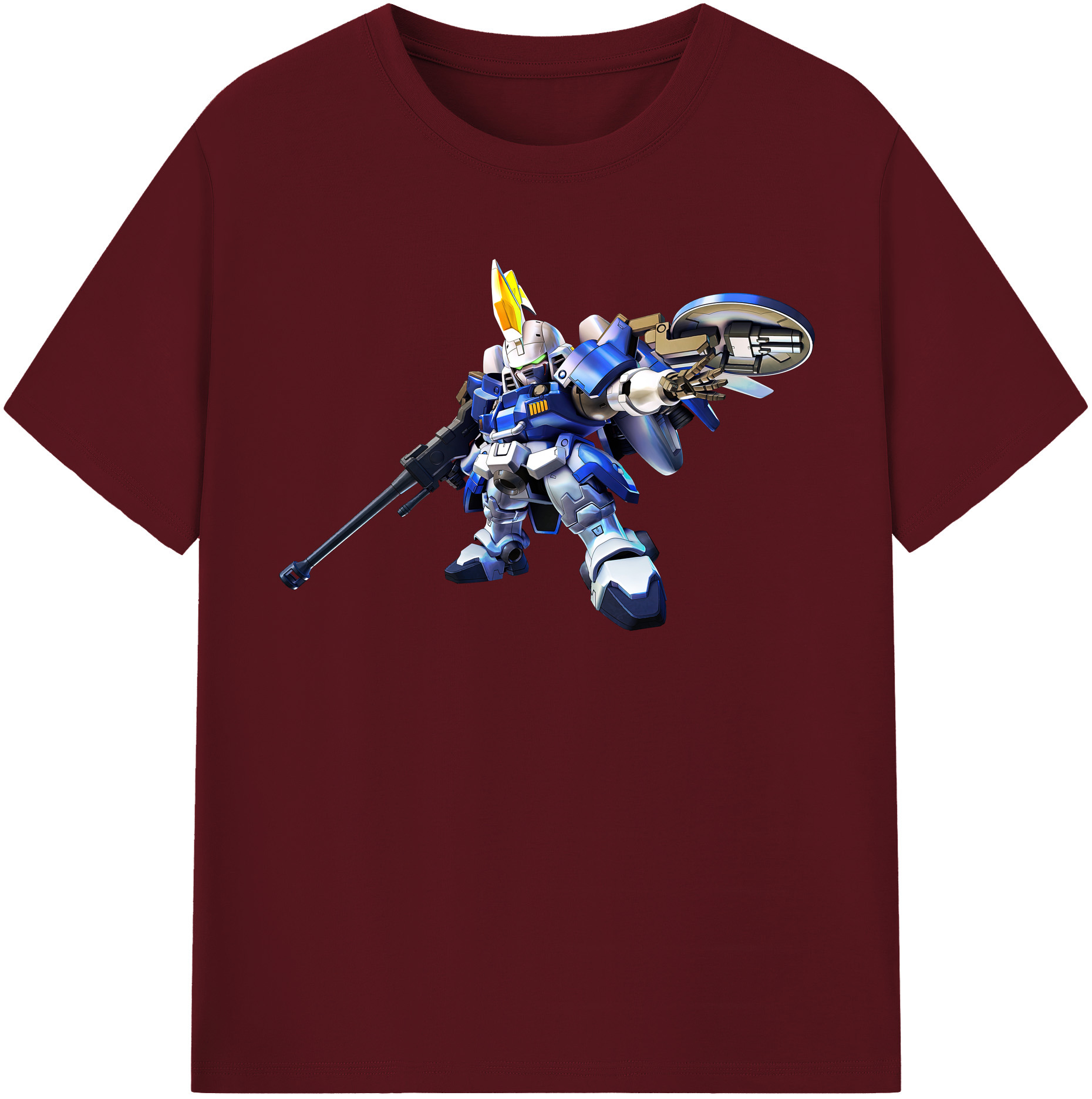 （画像用） 機動戦士ガンダム Mobile Suit Gundam 綿100％半袖Tシャツ（フロントプリント）